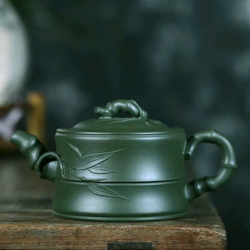  Bộ ấm chén tử sa thân trúc BKCECN-9349 