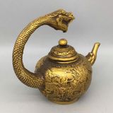  Ấm quai rồng bằng đồng BKMECN-9223 
