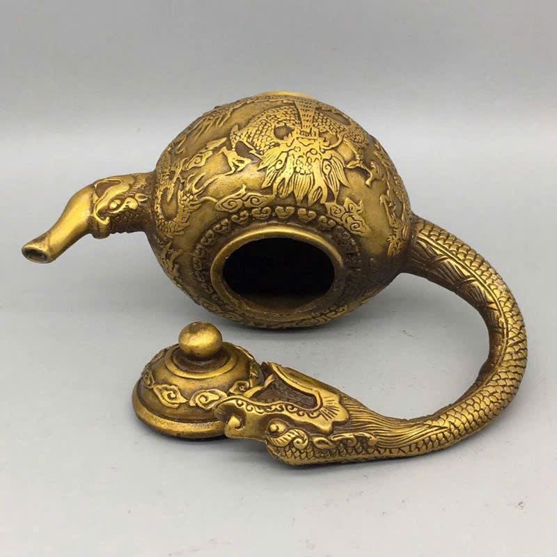  Ấm quai rồng bằng đồng BKMECN-9223 