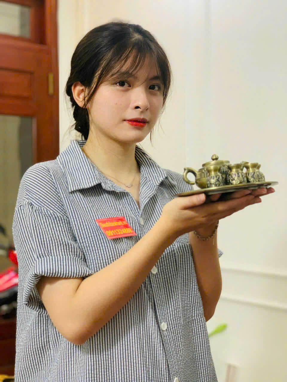  Bộ ấm chén đồng mini cao cấp BKMECN-9227 