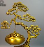  Xông trầm hương treo cây tùng bằng đồng cao cấp BKMECN-9231 