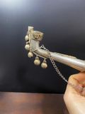  Điếu đồng họa tiết tiết Di Lặc tráng bạc 