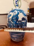  Bình sứ cổ họa tiết quan cưỡi kì lân vẽ tay cao BKCECN-9364 
