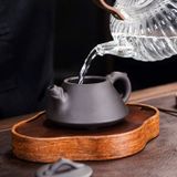  Bộ ấm chén tử sa họa tiết trơn trơn BKCECN-9375 