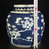  Bình gốm sưu tầm họa tiết vân mây hoa đào BKCECN-9378 