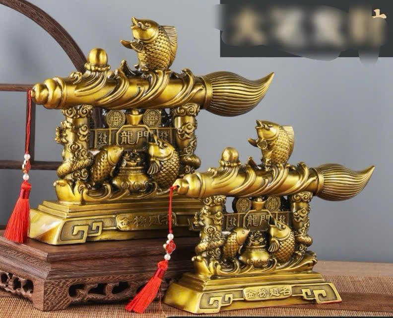  Bút thư pháp phong thủy bằng đồng đúc 