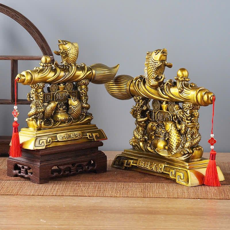  Bút thư pháp phong thủy bằng đồng đúc 