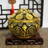  Bát tụ bảo phong thủy bằng đồng đúc BKMECN-9242 