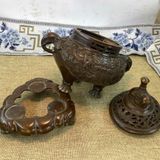  Xông trầm cổ bằng đồng BKMECN-9243 