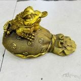  Thiềm thừ tài lộc đồng vàng nguyên chất BKMECN-9248 