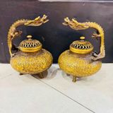  Xông trầm đồng hình rồng BKMECN-9256 
