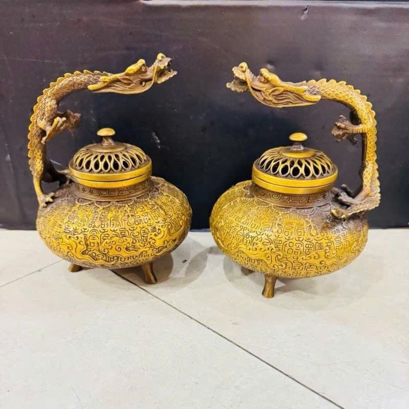  Xông trầm đồng hình rồng BKMECN-9256 