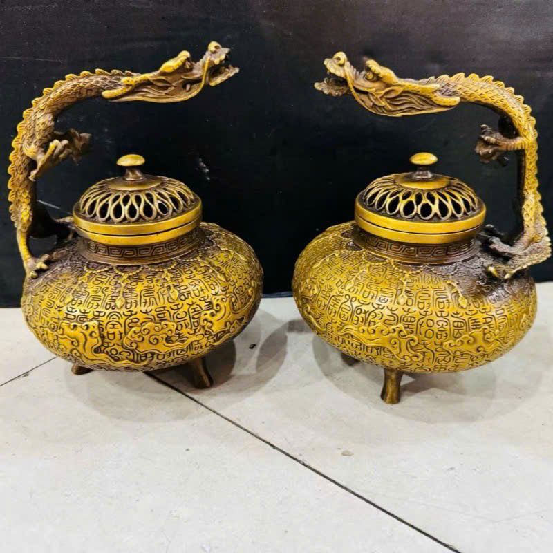  Xông trầm đồng hình rồng BKMECN-9256 