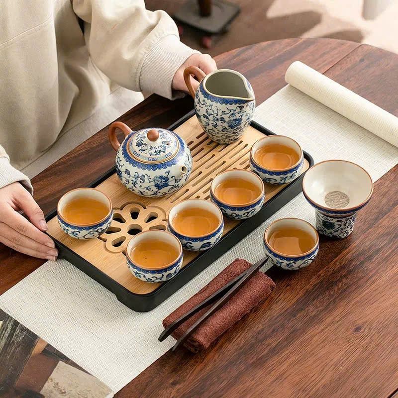  Bộ trà gốm sứ ấm dung tích 210 ml BKCECN-9389 