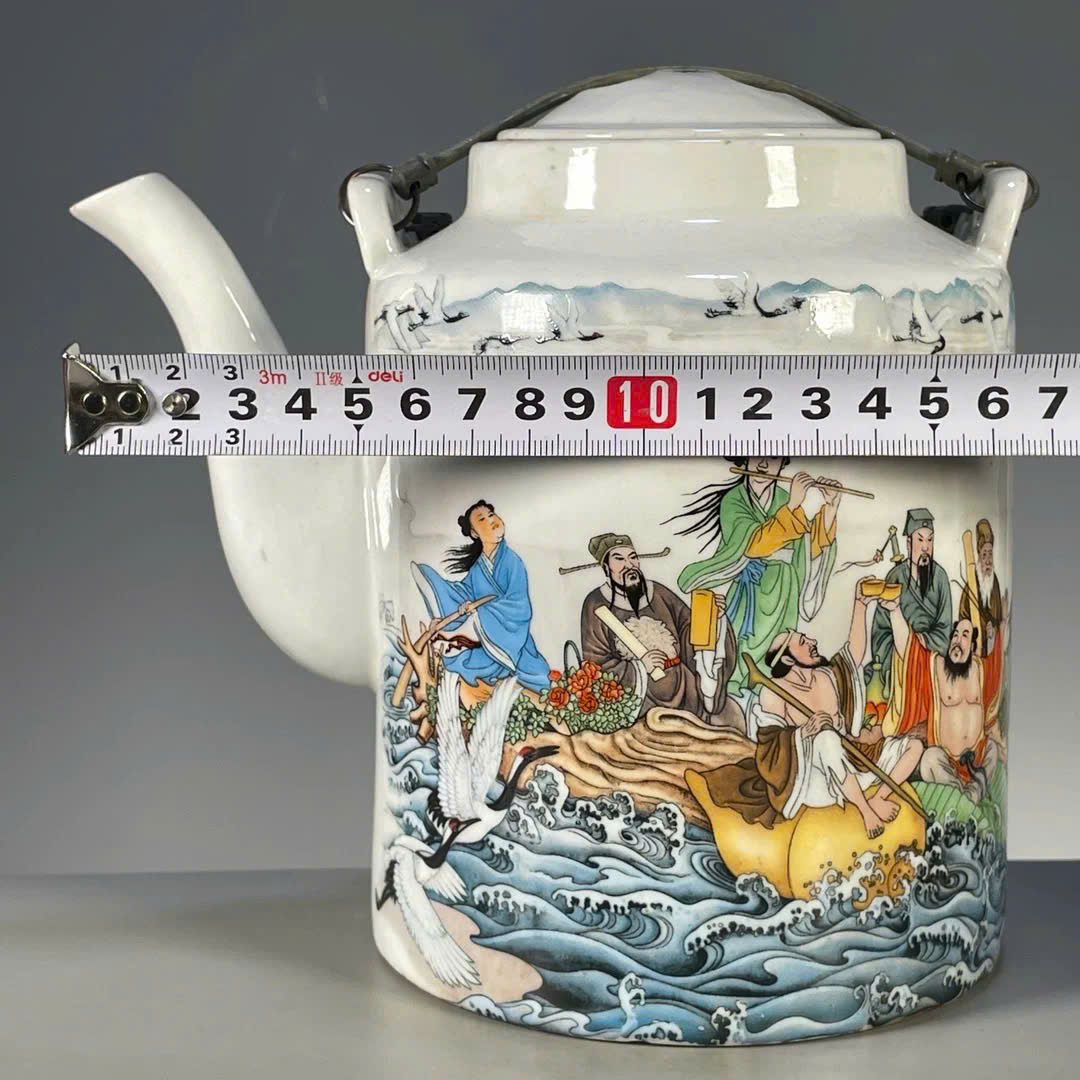  Tích gốm bát tiên quá hải BKCECN-9390 