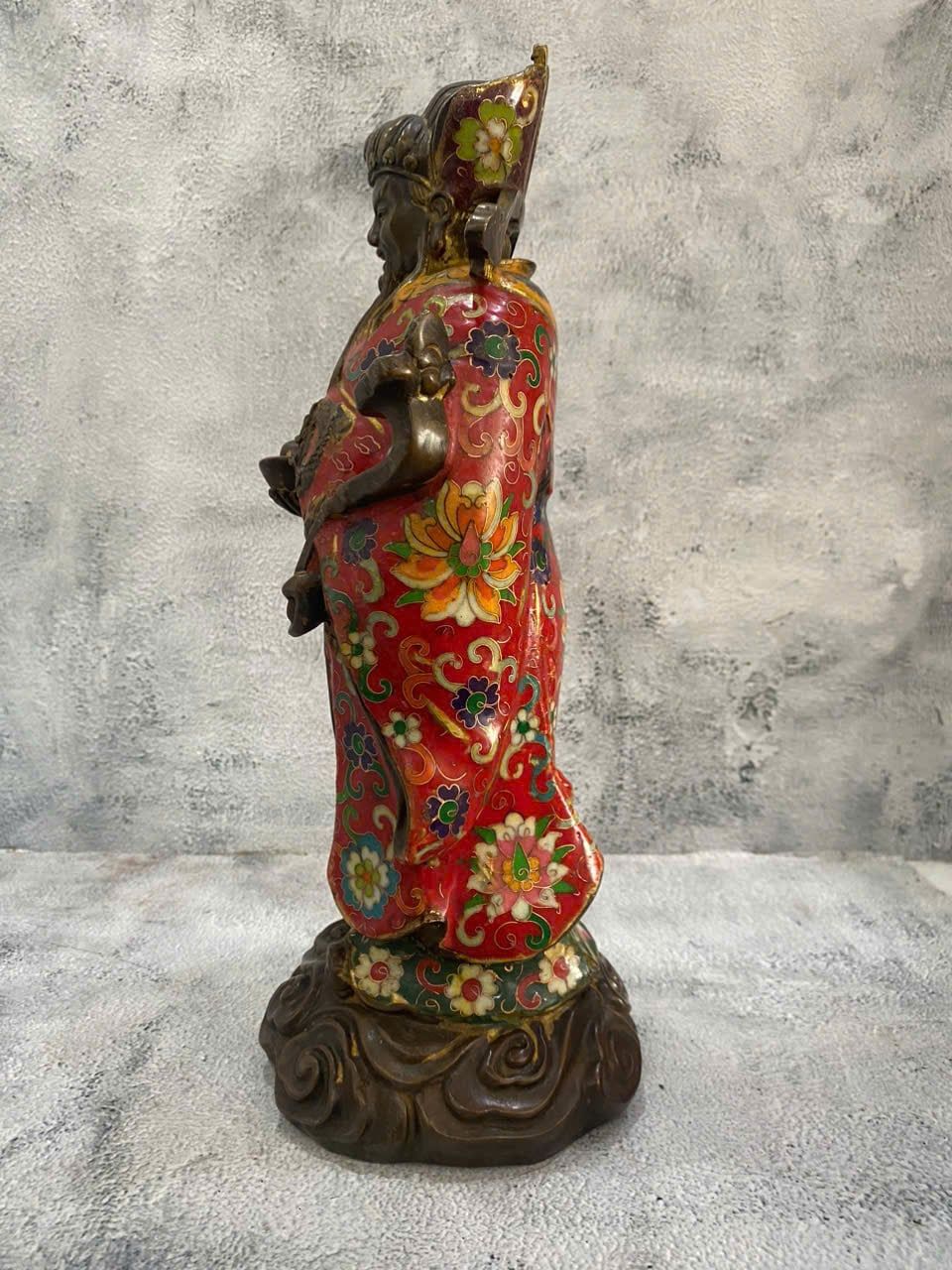  Cụ thần tài đồng pháp lam BKMECN-9260 