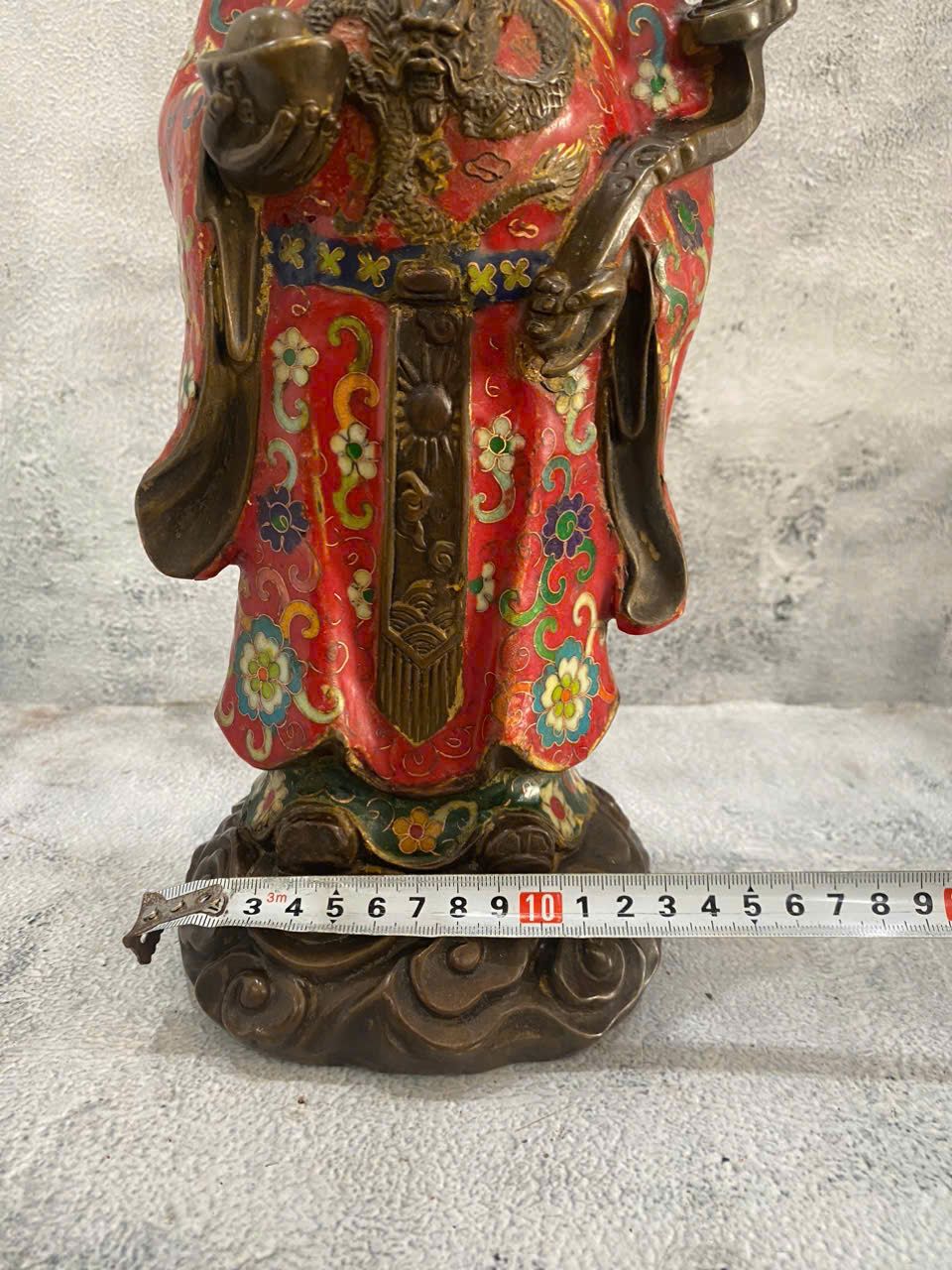  Cụ thần tài đồng pháp lam BKMECN-9260 