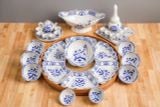  Set Đồ Thờ Gia Tiên Gốm Sứ Bát Tràng họa tiết hoa sen vẽ tay 