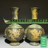  Cặp bình đồng rồng phượng sưu tầm BKMECN-9296 