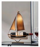  Kệ rượu bằng hợp kim đồng phong cách cổ điển BKMECN-9306 