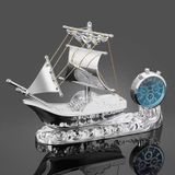  Mô hình thuyền buồm để xe hơi kết hợp đồng hồ BKMECN-9307 