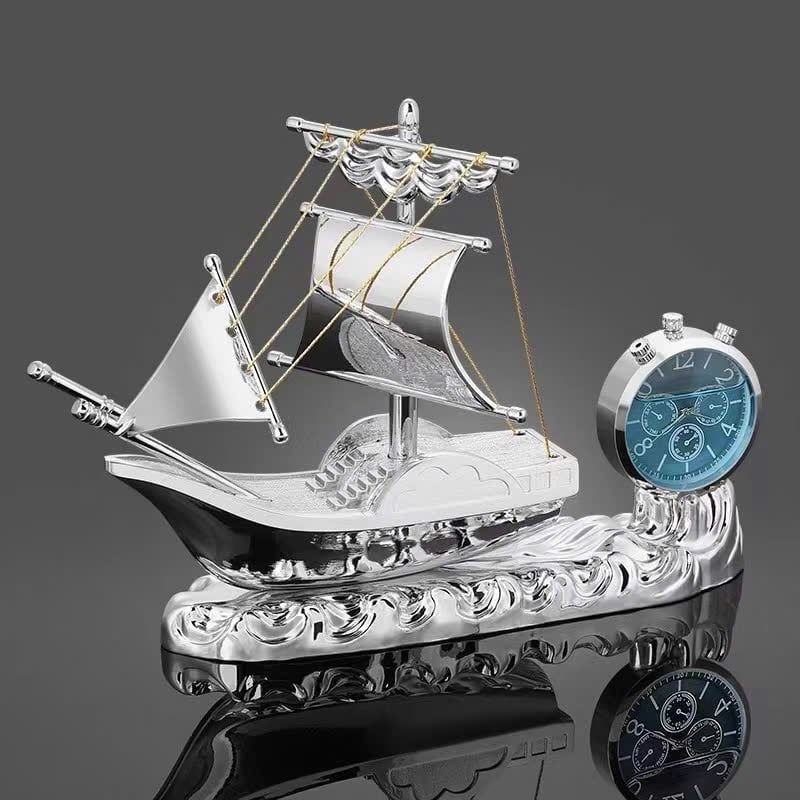  Mô hình thuyền buồm để xe hơi kết hợp đồng hồ BKMECN-9307 