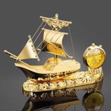  Mô hình thuyền buồm để xe hơi kết hợp đồng hồ BKMECN-9307 