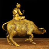  Tượng Tiểu đồng chăn trâu đọc sách bằng đồng BKMECN-9305 