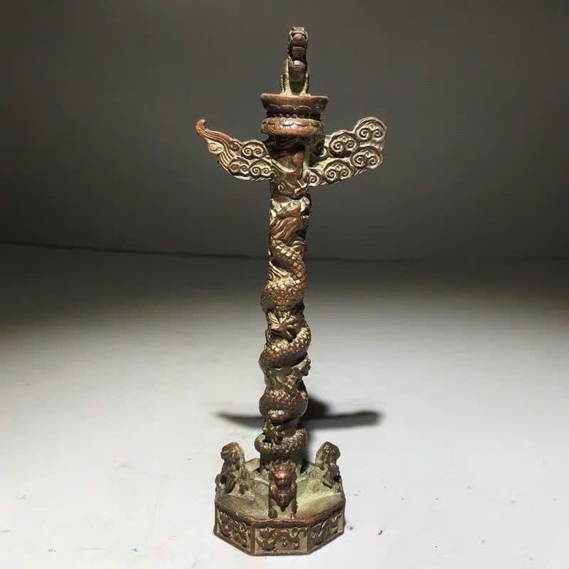  Cột rồng tỳ hưu trang trí BKMECN-9306 