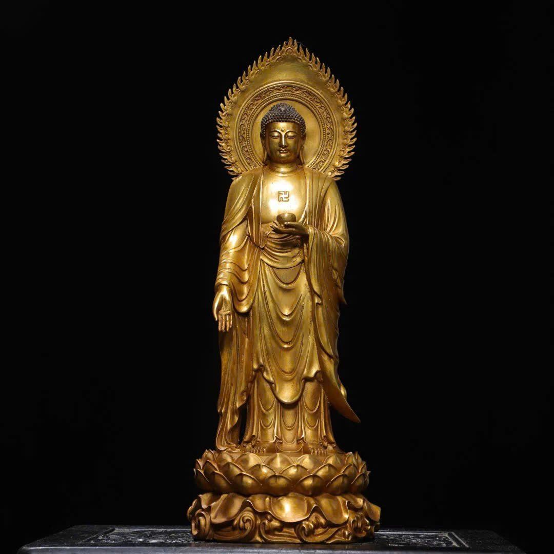  Tượng Phật tổ Đồng vàng BKMECN-9310 