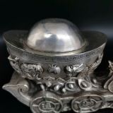  Ngựa đồng tài lộc kéo thỏi vàng BKMECN-9323 