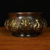  Bát Tụ Bảo 12 con giáp Bằng Đồng BKMECN-9316 