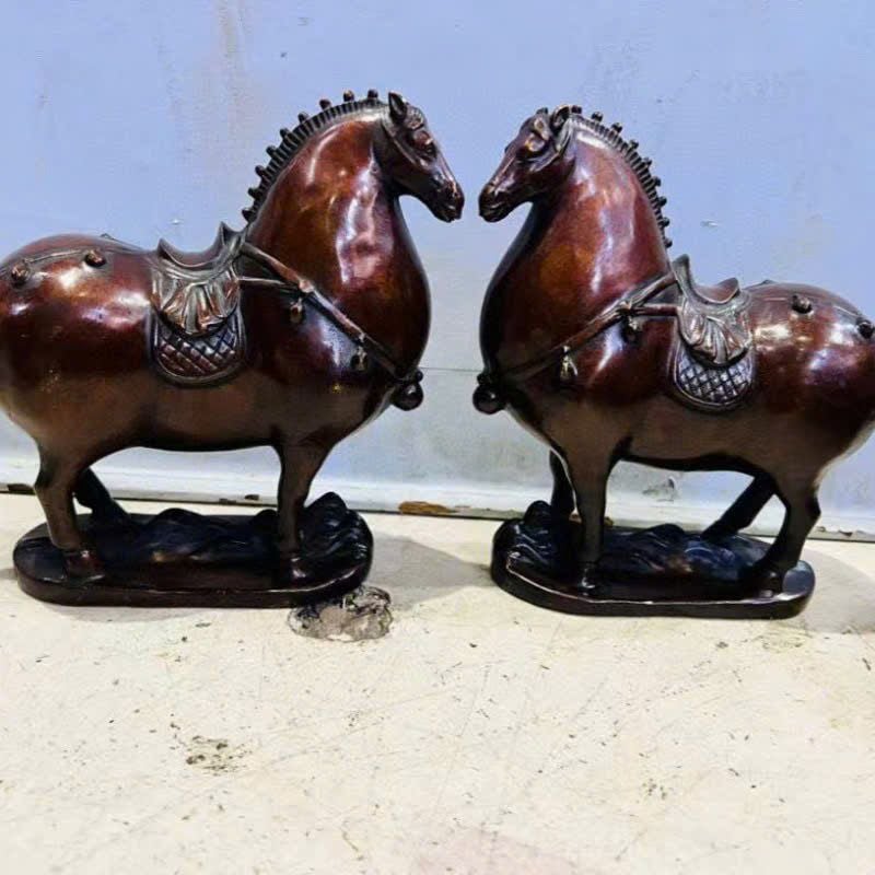  Cặp ngựa đồng phong thủy BKMECN-9337 
