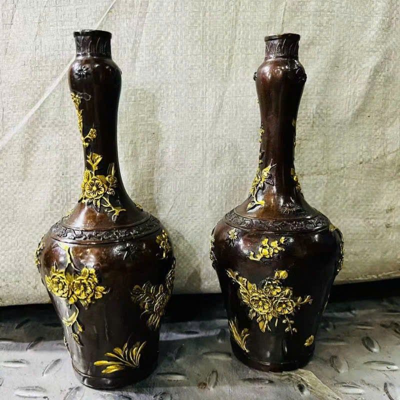  Cặp lục bình đồng độc đáo BKMECN-9339 