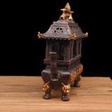  Lư hương đồng vẽ vàng BKMECN-9348 