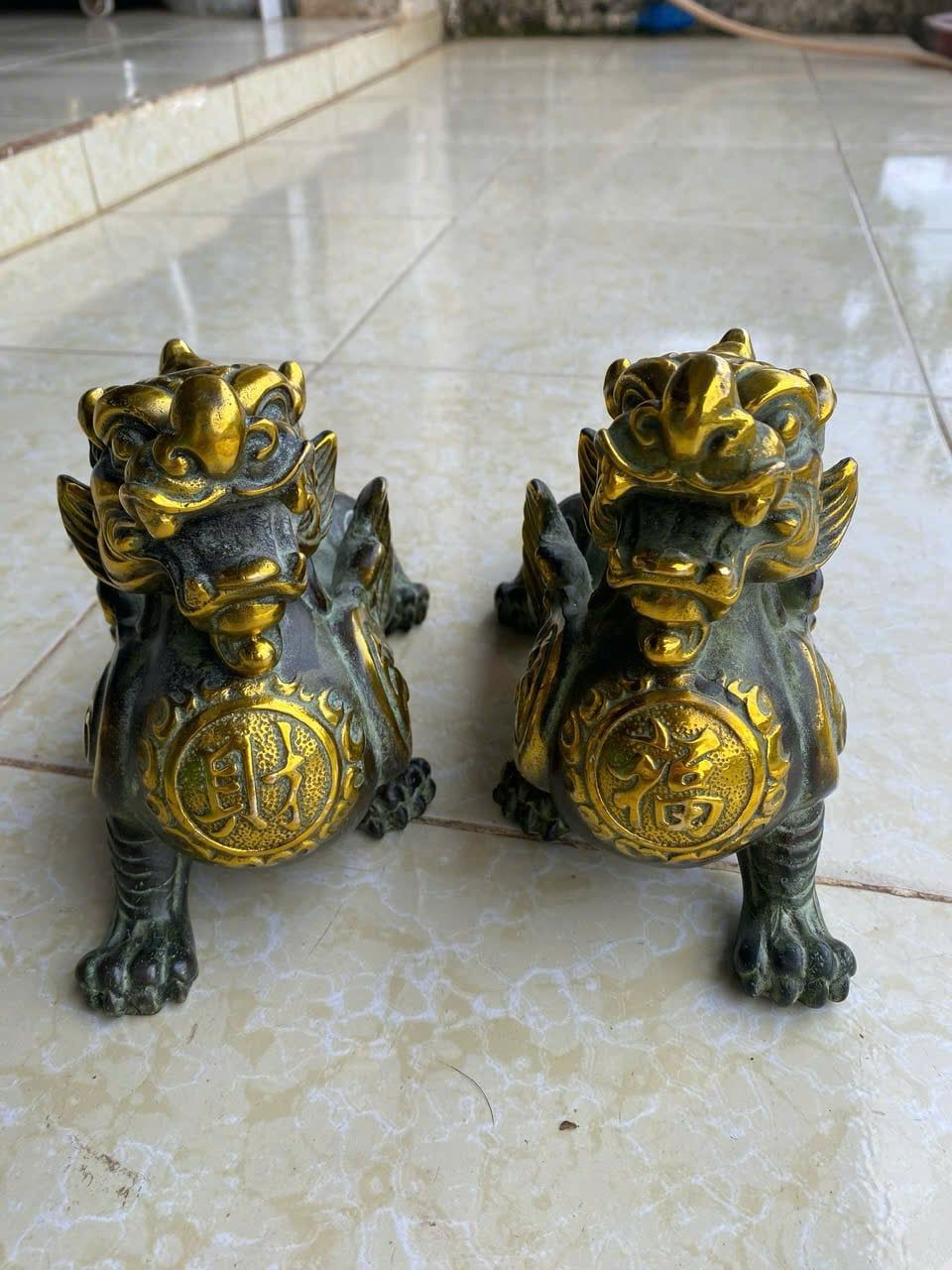  Cặp Tỳ Hưu Đồng Có Cánh BKMECN-9358 