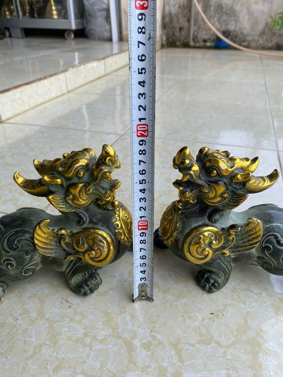  Cặp Tỳ Hưu Đồng Có Cánh BKMECN-9358 