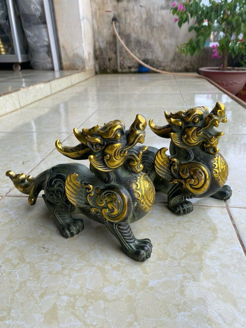  Cặp Tỳ Hưu Đồng Có Cánh BKMECN-9358 