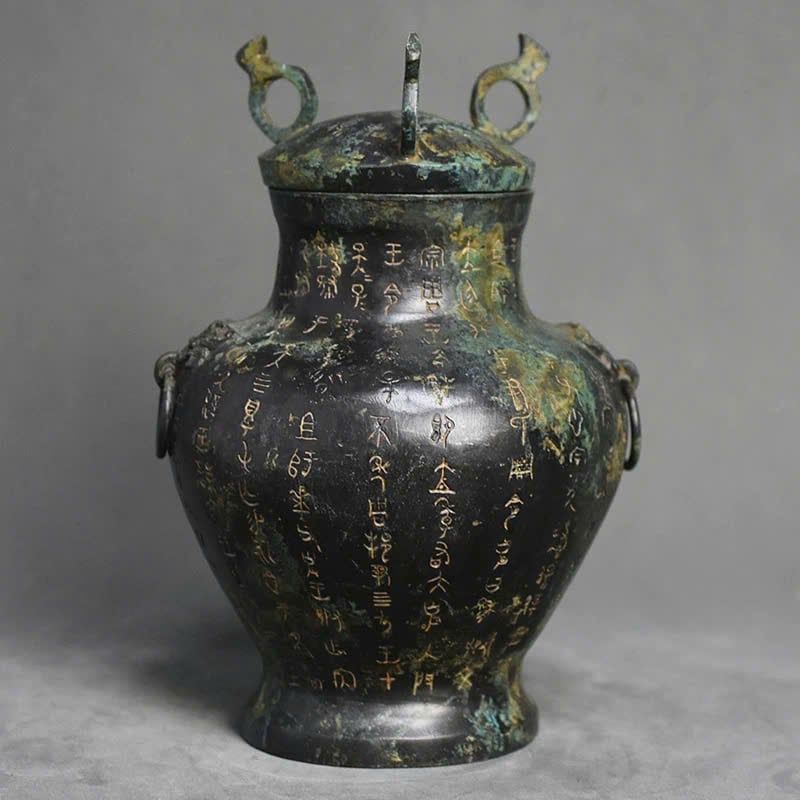  Bình đồng xanh độc đáo BKMECN-9353 