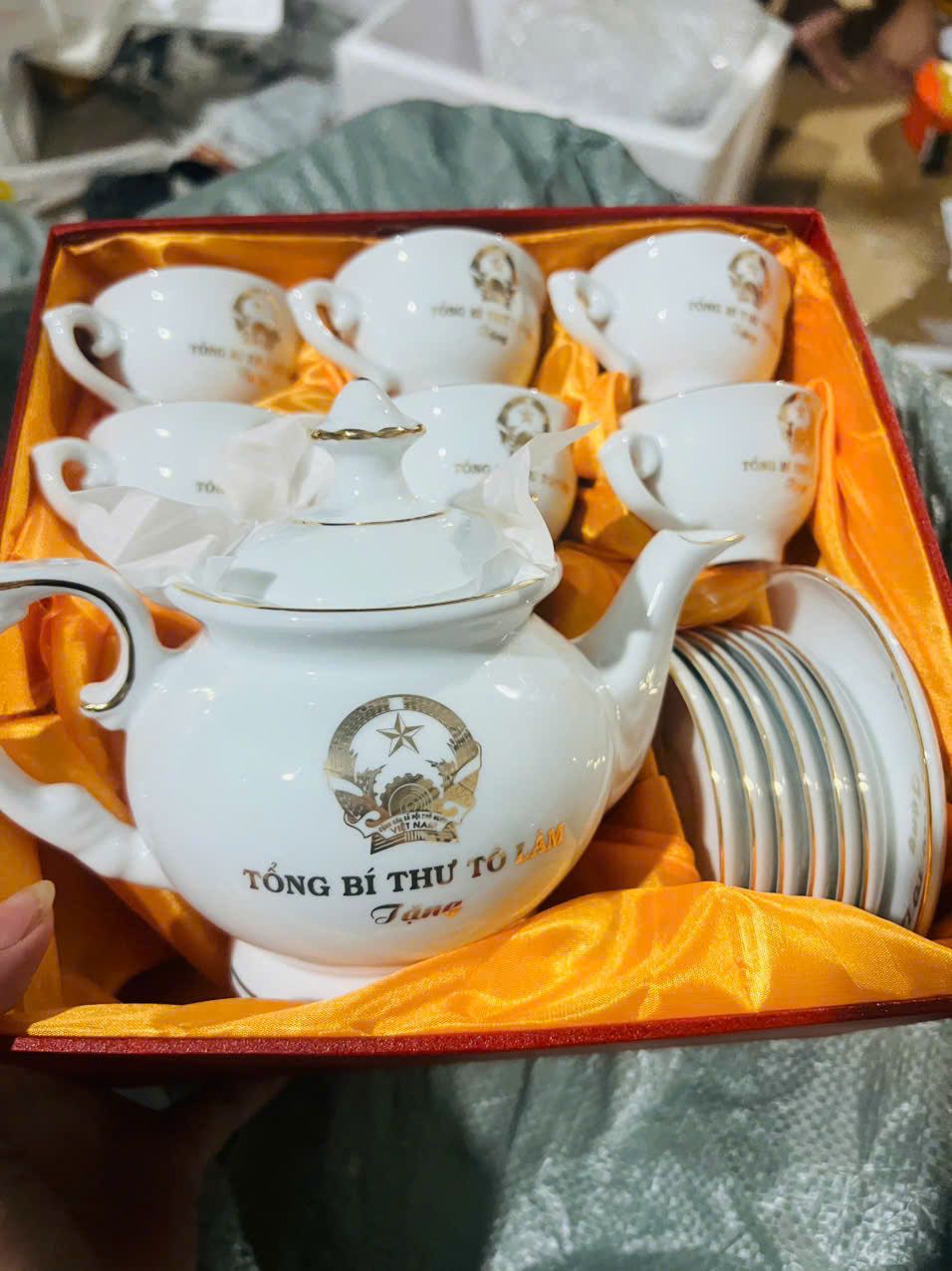  Bộ Ấm Chén Tổng Bí Thư Tô Lâm dung tích 650ml BKCEVN-8255 