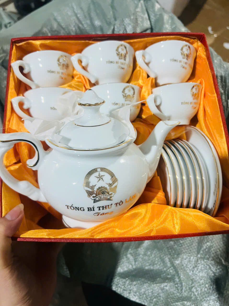  Bộ Ấm Chén Tổng Bí Thư Tô Lâm dung tích 650ml BKCEVN-8255 