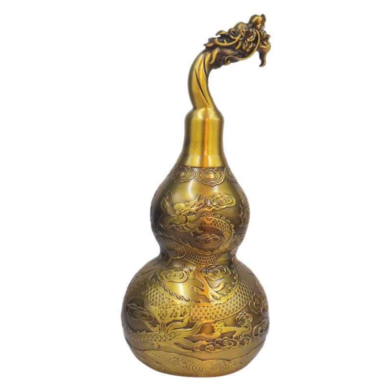  Hồ lô phong thuỷ đồng hoạ tiết rồng phượng BKMECN-9354 