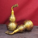  Hồ lô phong thuỷ đồng hoạ tiết rồng phượng BKMECN-9354 