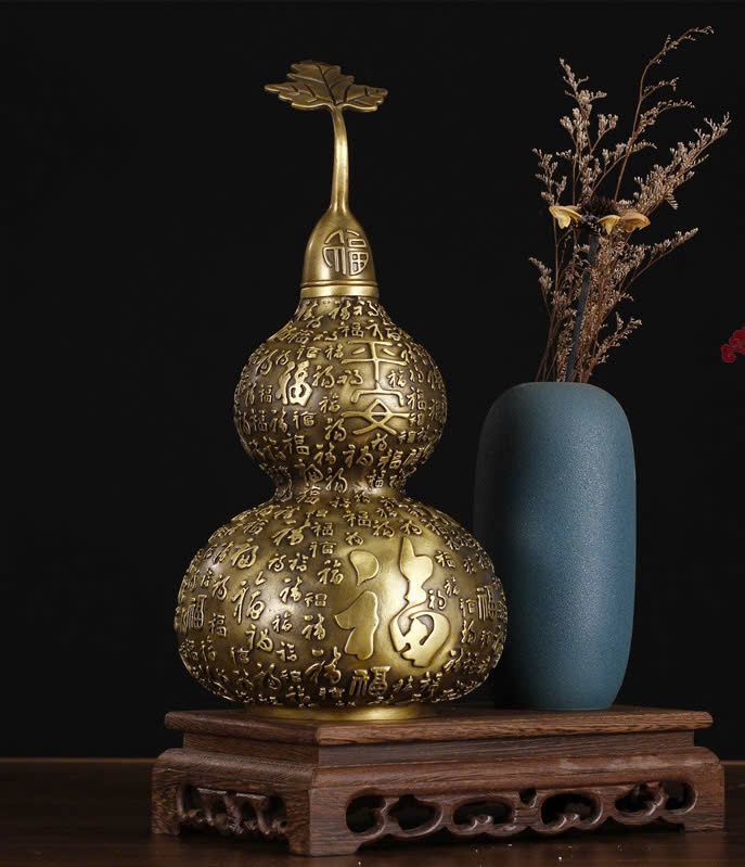  Hồ Lô Đồng Phong Thủy Chữ Phúc BKMECN-9355 