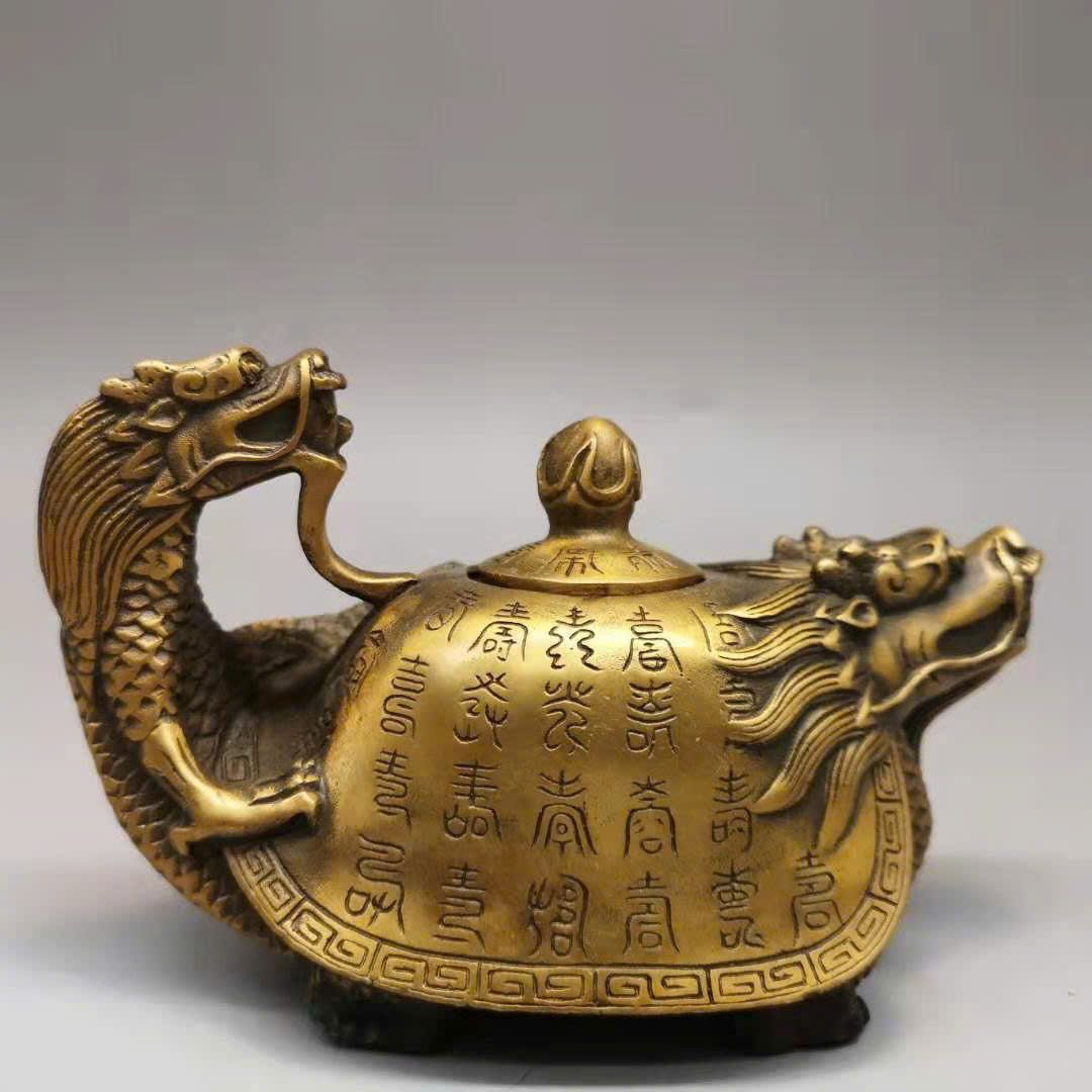  Ấm đồng rùa rồng BKMECN-9356 