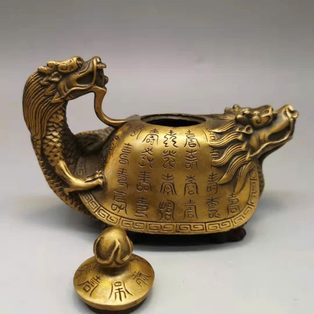  Ấm đồng rùa rồng BKMECN-9356 