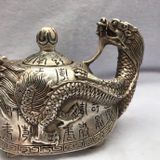  Ấm Rùa Đồng Rồng Mạ Bạc BKMECN-9357 