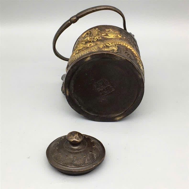  Bình đồng rồng trang trí decor BKMECN-9358 