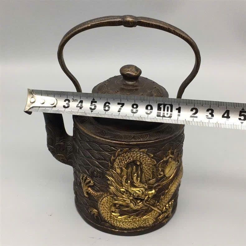  Bình đồng rồng trang trí decor BKMECN-9358 