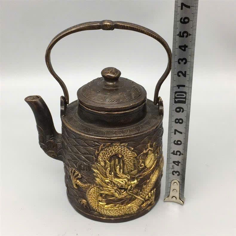  Bình đồng rồng trang trí decor BKMECN-9358 